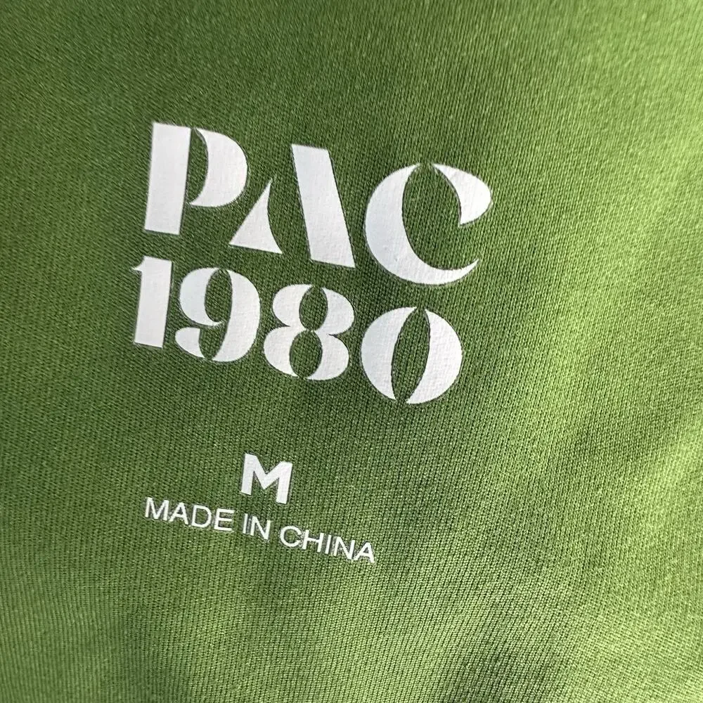 pac 1980 green one piece Sleeveless Workout Activewear Romper shorts Size M